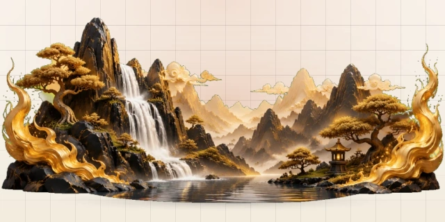 江山美景画